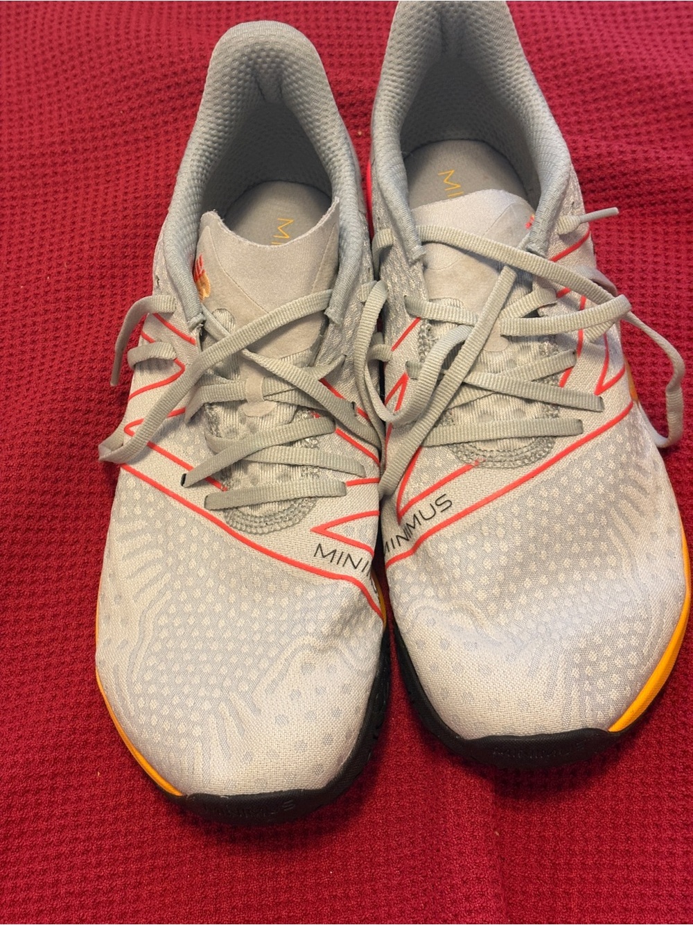New Balance Minimus TR Training CrossFit MXMTRRR1 Gray Men’s 12 2E Excellent